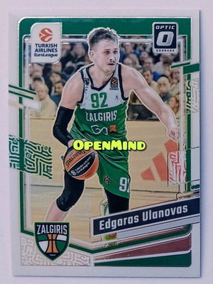 Κάρτα Edgaras Ulanovas Optic #52 Zalgiris Kaunas Donruss Euroleague 2023-24 καινούργια