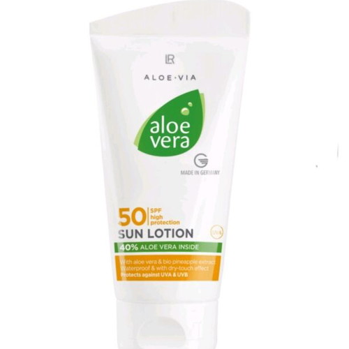 Sun lotion SPF 50 Aloe Vera 75ml new, waterproof