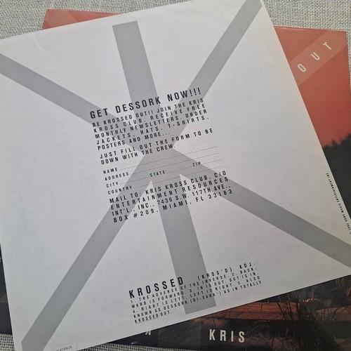 Kris Kross Totally Krossed Out LP like new, hip-hop