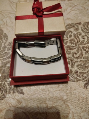 Men's stainless steel bracelet like new