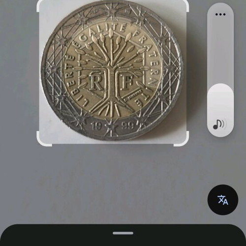 2 Euro Coin France 1999 used, Liberté Egalité Fraternité