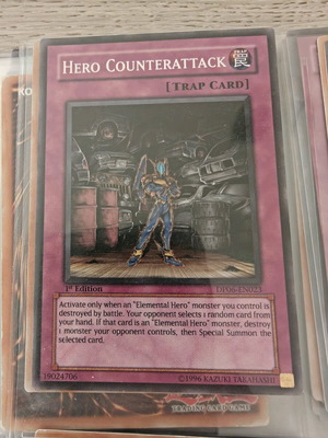 Yu-Gi-Oh card Hero Counterattack like new