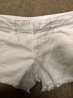 Benetton white shorts used