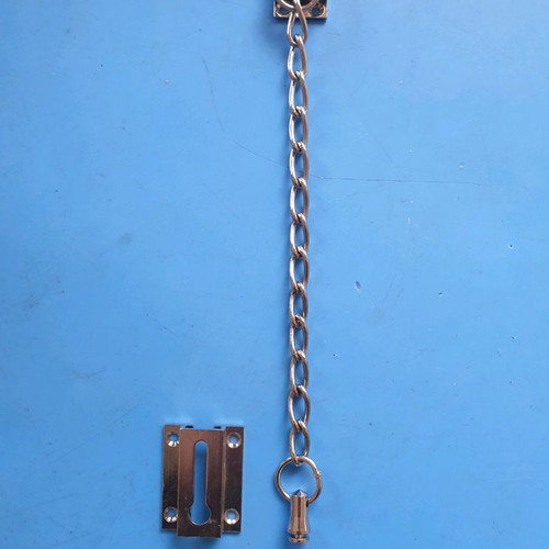 Door security chain chrome new