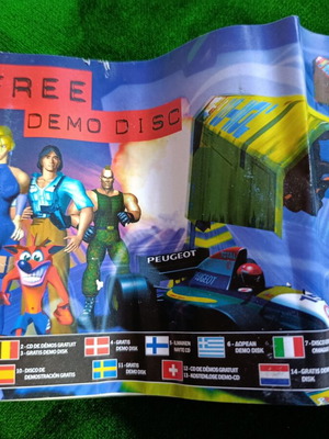 PlayStation 1 multilingual manual for free demo discs