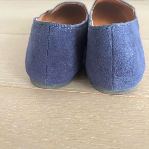 H&M women's blue moccasins like new, size 38