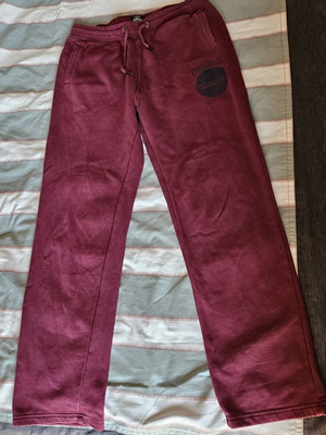 Admiral sweatpants XL, burgundy purple