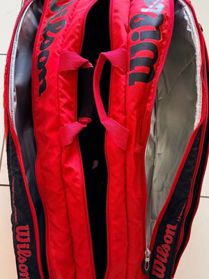 Wilson Τσάντα τένις σαν καινούργιο με θερμική προστασία και 3 θήκες