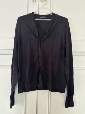 Calliope medium black cardigan new