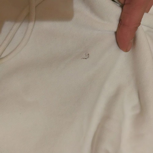 H&M men's hoodie used, size M, white