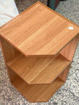 Corner Shelf made of wood in natural color like new