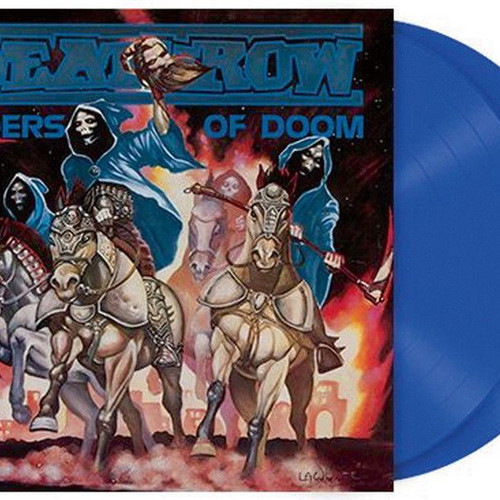 Deathrow Riders of Doom 2018 Limited Edition Blue Vinyl 2LP New