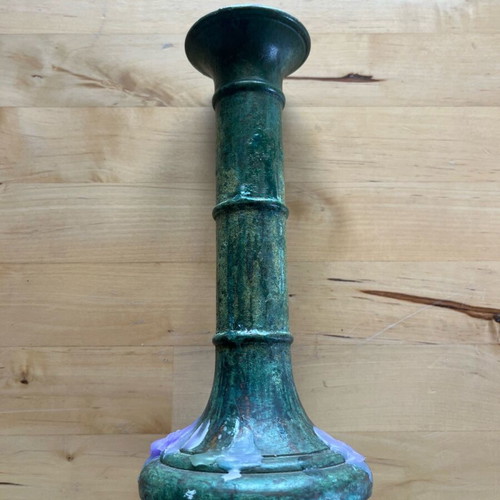 Bronze sturdy candlestick used