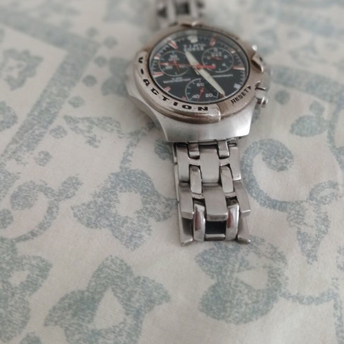 Time Force men's wristwatch like new, silver
