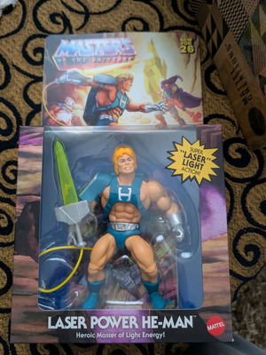 Laser Power He-Man φιγούρα καινούργια, Mattel Creation