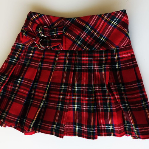 TIME GIRL KID'S CHECKERED SKIRT