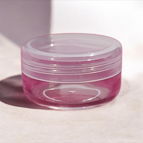 Travel jars set of 2 plastic small