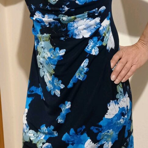 Ralph Lauren sleeveless dress blue like new, size S