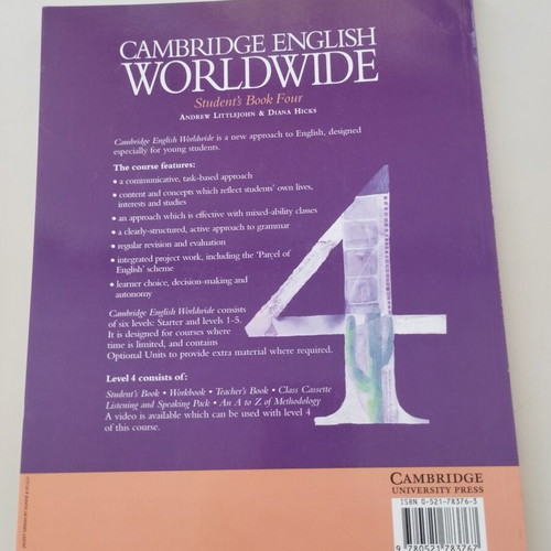 Cambridge English Worldwide 4 Student's Book like new