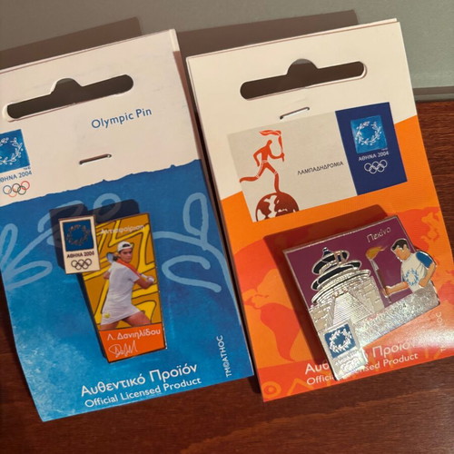 Athens 2004 Olympic Games pins like new, set of 8