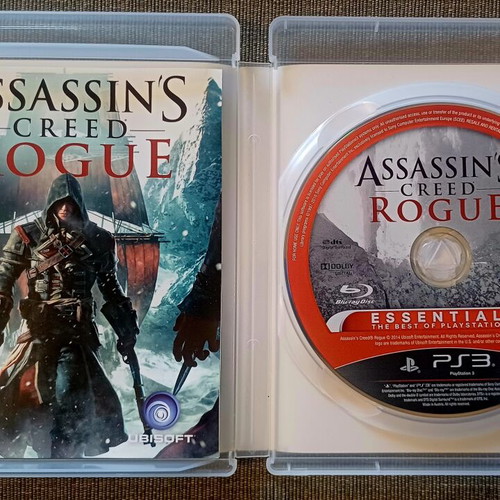 Assassins Creed Rogue PS3 game used, complete and excellent condition