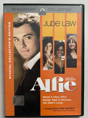 Alfie DVD like new with Greek subtitles