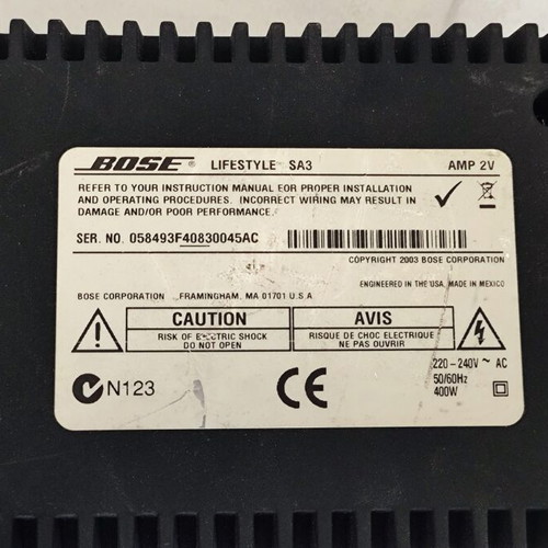Bose Lifestyle SA-3 Stereo Amplifier 2x100W