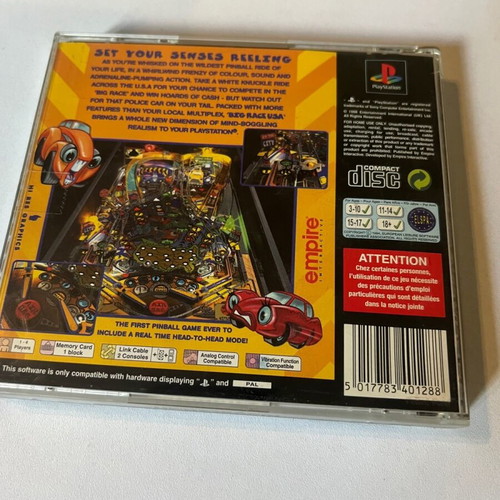 Pro Pinball Big Race USA PlayStation (PS1) used