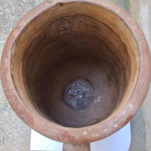 Terracotta vessel 55x30 cm like new