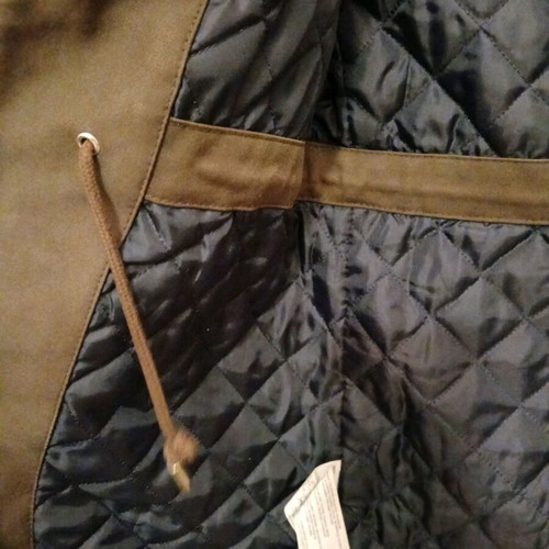 Mango parka jacket in khaki shades like new
