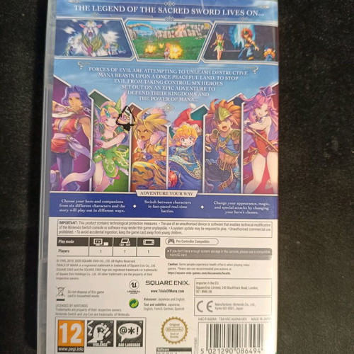 Trials of Mana Nintendo Switch sealed