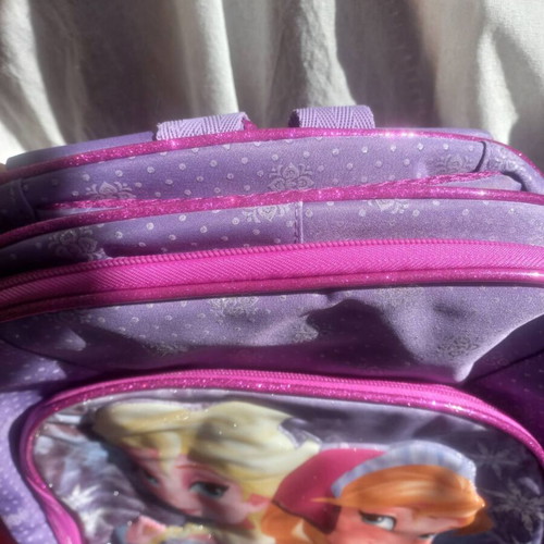 Disney Frozen school backpack with 3 compartments, new