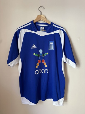 Greece 2004 Home Football Jersey Size M Like New