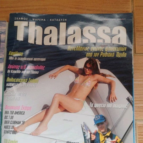 Thalassa magazines used, issues 40 to 49