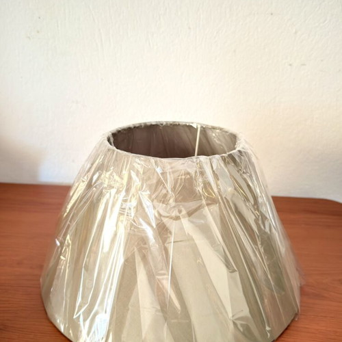 Beige conical lampshade 27x30cm, sealed