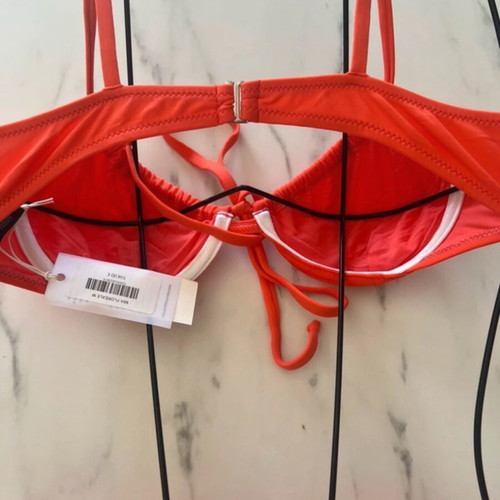 Zebras & Libras bralette orange, new, size S