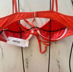 Zebras & Libras bralette orange, new, size S