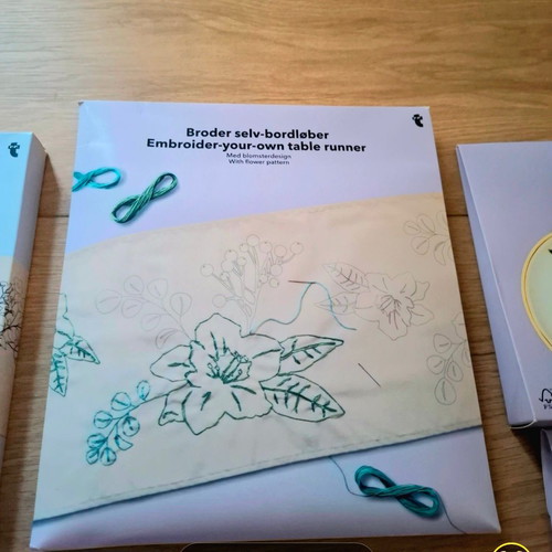 Embroidery kit new, unused