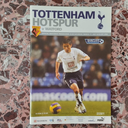 Match program Tottenham - Watford 17.03.2007 like new