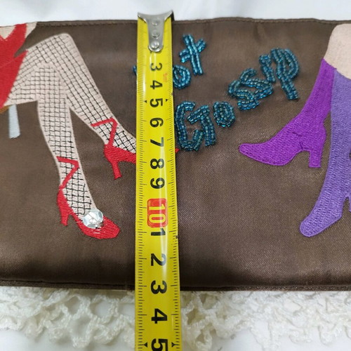 Vintage embroidered handbag used with retro design