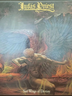 Judas Priest Sad Wings of Destiny βινύλιο μεταχειρισμένο σκανδιναβική έκδοση Telaeg