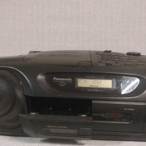 Panasonic RX-DT55 portable radio cassette player used