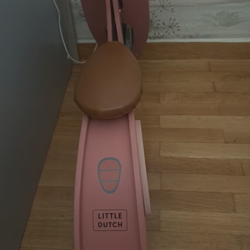 Little Dutch balance bike pink wooden new