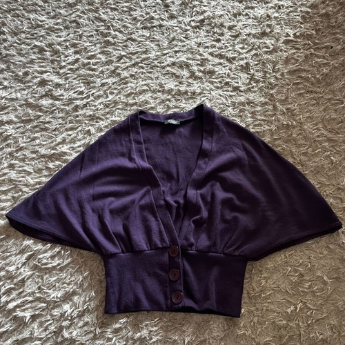 Women's cardigan like new, size S-M, purple