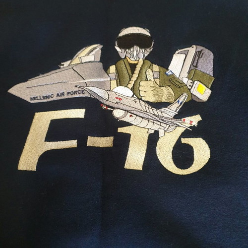 F16 Παιδικό φούτερ Πολεμική Αεροπορία σαν καινούργιο, μπλε