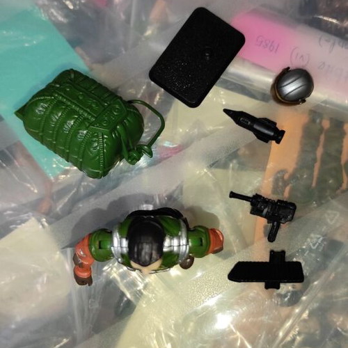 G.I.JOE Altitude (v1) (Sky Patrol) figure used with equipment