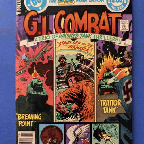 GI Combat 223 comic book used, English