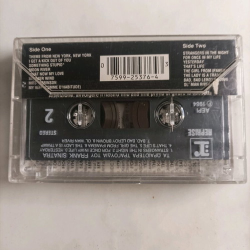 Frank Sinatra The Best Songs Cassette Like New