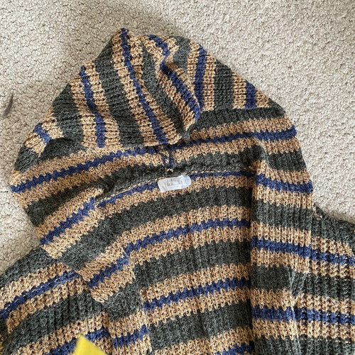 Hooded cardigan like new, multicolored, size M