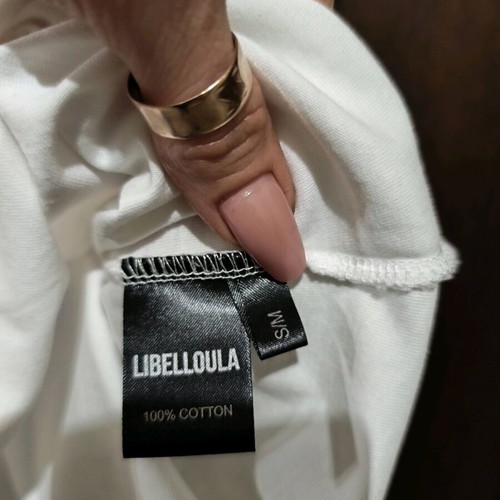 Libelloula blouse like new, white, sizes S and M